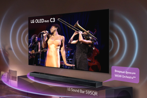 LG объединяет аудио и видео устройства в концепции WOW Synergy